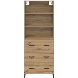  Highboard Umjetnički hrast 69,5 x 34 x 180 cm Konstruirano drvo | shoptok.hr