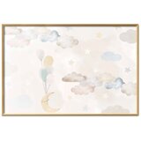  Plakat - Fairytale Sky 90x60 Zlatni okvir | shoptok.hr
