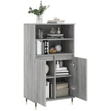  Visoka komoda siva sonome 60x36x110 cm od konstruiranog drva | shoptok.hr