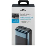 Riva Case VA1080 zunanja baterija powerbank 30.000 mAh 65W (tudi za prenosnik) - črn | Shoptok.si