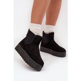 Boto Women's Snow Boots With Elastic Insert Black Kiora Cene