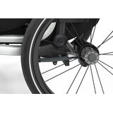 Thule Chariot Lite 2 zeleno (agava)/crna sportska dječja kolica i prikolica za bicikl za dvoje djece (4u1) | shoptok.hr