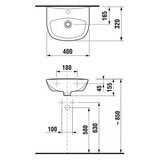Jika Lavabo JIKA ZETA 40cm (8153930001041) | Eponuda.com
