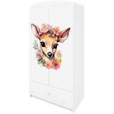  Dječji ormar - BAMBI - bijeli | shoptok.hr