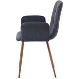 Stylife NASLANJAČ, kovina, tekstil naravne barve, temno siva | Shoptok.si