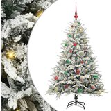  Umjetno prethodno osvijetljeno božićno drvce s kuglicama Zelena | shoptok.hr