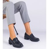 Gemre Astrelia black women's faux leather low-heeled shoes | shoptok.hr
