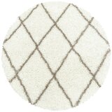 Ayyildiz Carpets Krem okrugao tepih ø 120 cm Alvor – Cijene