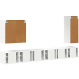  Namestitev na steno 6 pcs Bela - - Bela - 67.65 - 78,5 x 30 x 29,5 cm - 2025-vidaXL-Uvoz_2 | Shoptok.si