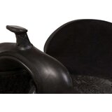 vidaXL Western sedlo, uzda in oprsnica pravo usnje 13" črne barve | Shoptok.si