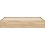  Okvir za krevet s ladicama boja hrasta 160x200 cm drveni Smeđa 160 x 200 cm | shoptok.hr