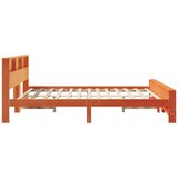  Krevetna konstrukcija Vosak smeđa 180 x 200 cm Masivna borovina | shoptok.hr