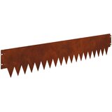  Ograda oko Travnjaka 30 pcs 103 x 20 cm metal Rđa | shoptok.hr