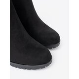 Shelvt Black ankle boots with a decorative buckle | Shoptok.si