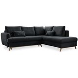 Miuform temno siva raztegljiva sedežna garnitura Scandic Lagom L, desni kot | Shoptok.si