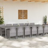  Vrtni set za objed 13 kom. Svjetlosiva Polt ratan | shoptok.hr