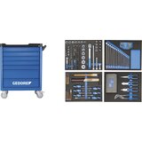 Gedore voziček za orodje workster smartline, napolnjen, 7 predalov, s 147-delnim kompletom orodja, vxšxg 1045 x 870 x 505 mm Cene