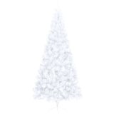 vidaXL Umjetna polovica božićnog drvca sa stalkom bijela 240 cm PVC | shoptok.hr