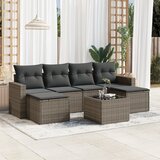  7-dijelni set vrtnih sofa sivi od poliratana | shoptok.hr