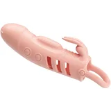 Pretty Love SLOANE PENIS SLEEVE RABBIT FLESH