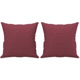  4-dijelni set sofa s jastucima crvena boja vina od tkanine | shoptok.hr