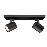 Philips LED prigušiva spot svetiljka Hue RUNNER 2xGU10/4,2W/230V + DO crna | Eponuda.com