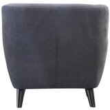 Modern Living Naslanjač Monaco, Temno Siva, Mikrovlakna | Shoptok.si