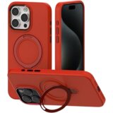 Mercury ZA MAGSAFE STOJALO SILIKONSKI OVITEK ZA IPHONE 15 PRO MAX 6.7 RDEČ, (22037675) | Shoptok.si