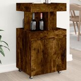 Barska kolica boja hrasta 50 x 41 x 89 cm konstruirano drvo Cijene