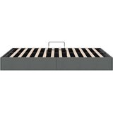 Krevet s od storage s pohranom Tamnosiva 153 x 203 cm Tkanina | shoptok.hr