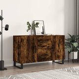 vidaXL Komoda boja dimljenog hrasta 100 x 36 x 60 cm konstruirano drvo | shoptok.hr