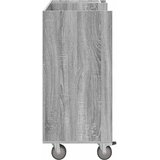 Golf ormar s kotačem Jednobojno Siva Sonoma 90 x 45 x 98 cm | shoptok.hr