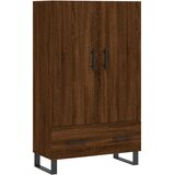  Visoka komoda smeđa boja hrasta 69,5x31x115cm konstruirano drvo | shoptok.hr