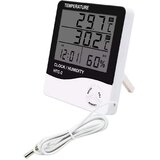  Digitalni merač temperature i vlage sa sondom HTC 2, Beli Cene