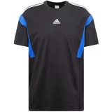 ADIDAS SPORTSWEAR Funkcionalna majica modra / črna / bela
