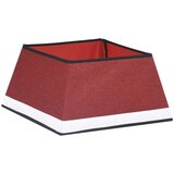  Podloga za božićno drvce crveno-bijela 48 x 48 x 25 cm | shoptok.hr