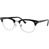Ray-ban Clubmaster Optics RX5154 2000 M (51) Črna/Kristalna Cene