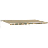 vidaXL ročna retraktibilna tenda Zelena in Rumena 600x350 cm, (22145805) | Shoptok.si