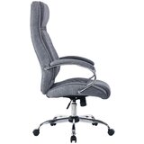 Cantus pisarniški stol kovina, umetna masa, tekstil siva, barve kroma | Shoptok.si