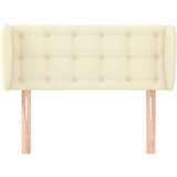  Vzglavje z ušesi krem 103x23x78/88 cm umetno usnje, (20739040) | Shoptok.si