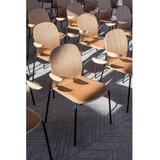 Gazzda Jedilni stol v hrastovem dekorju v konjak rjavi barvi/v naravni barvi Book – | Shoptok.si