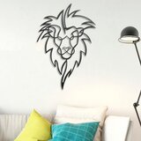 Atelier Del Sofa zidna dekoracija Lion, 50x70 cm 2 mm, Crna Cene