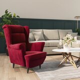 vidaXL naslanjač iz vinsko rdečega žameta | Shoptok.si