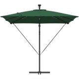  Senčnik Zelena 249 x 249 x 250 cm Poliester in aluminij, (5000205527) | Shoptok.si