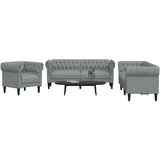  3-dijelni set sofa svjetlosivi od tkanine | shoptok.hr