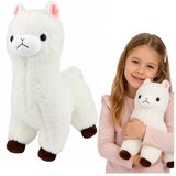  Plišana igračka Alpaka Lama Plišana igračka Mekano krzno Bijela 38 cm | shoptok.hr