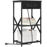  Noćni ormar 2 pcs Crni hrast 41 x 31 x 76 cm Konstruirano drvo | shoptok.hr