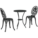 Bistro set za vrt 3 pcs Aluminij | shoptok.hr
