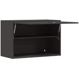  Ormar za zid u garaži Crna 80 x 40 x 53 cm Čelik s prahom | Eponuda.ba