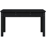  Vrtna klupa crna 80 x 44 x 45 cm od masivne borovine | shoptok.hr